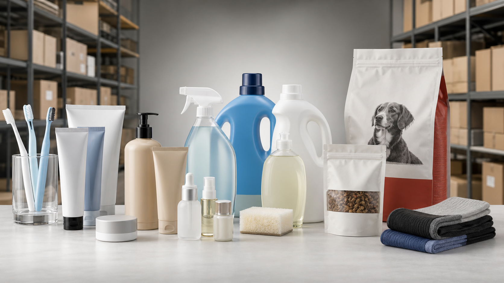 Consumer packaged goods arranged for U.S. distribution review